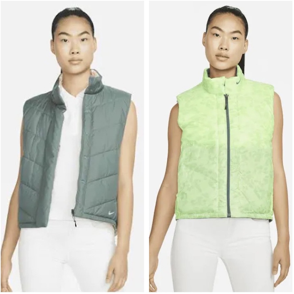Nike Reversible‎ Therma Fit Repel Green Golf Vest Small